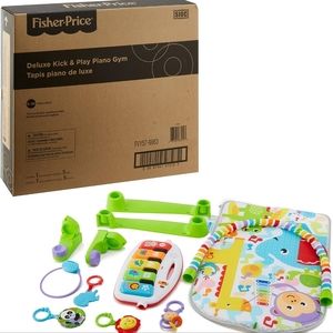 Fisher-Price Baby Playmat Deluxe Kick & Play Piano Gym